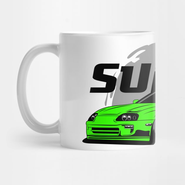 Green Supra JDM by GoldenTuners